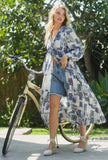 Peyton Boho Patchwork Midi Dress