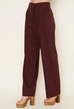 Freya Front Pleat Straight Leg Trouser Pant