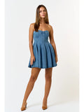 Bonnie Denim Babydoll Dress