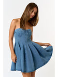 Bonnie Denim Babydoll Dress