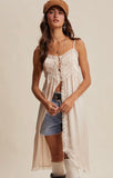 Lena Lace Trim Maxi Top
