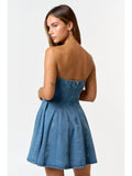 Bonnie Denim Babydoll Dress