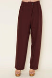 Freya Front Pleat Straight Leg Trouser Pant
