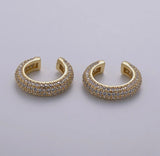 24K Gold Filled CZ Ear Cuff | Minimalist No-Piercing Earring