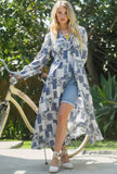 Peyton Boho Patchwork Midi Dress