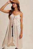 Lena Lace Trim Maxi Top