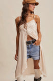 Lena Lace Trim Maxi Top