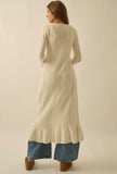Tatum Trumpet Sleeve Duster Cardigan