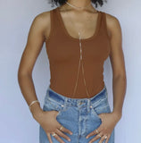 18k Gold Filled Body Chain