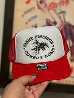 Make America Cowboy Again Trucker