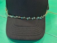 Turquoise Trucker Hat Chain