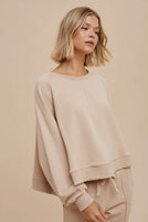 Washed Raglan Pullover
