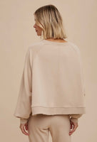 Washed Raglan Pullover