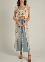 Joplin Crochet Maxi Cardigan