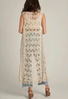 Joplin Crochet Maxi Cardigan