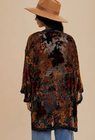 Phoenix Velvet Burnout Kimono