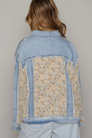 Savannah Floral Print Denim Shacket