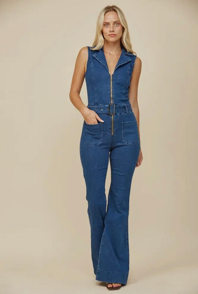 Kacey Denim Jumpsuit