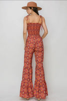 Dreamcatcher Smocked Flare Jumpsuit