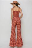 Dreamcatcher Smocked Flare Jumpsuit