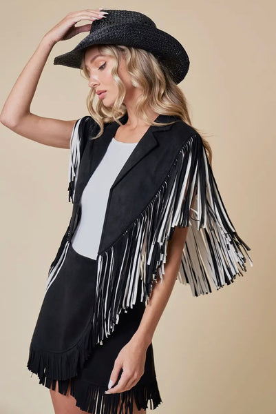 Lainey Fringe Shrug