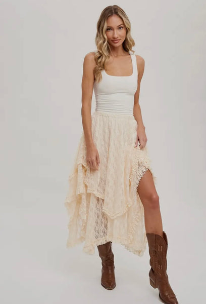 Stevie Crochet Lace Skirt