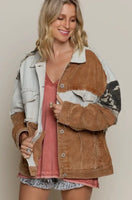 Atlas Corduroy Mixed Material Jacket