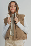 Cecilia Corduroy Puffer Vest