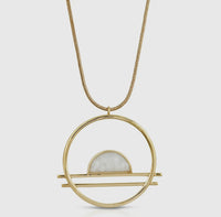 Ocean Drive Statement Pendant - Mother of Pearl