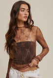 Layla Mesh Layering Top
