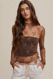 Layla Mesh Layering Top