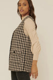 Cher Tweed Plaid Vest