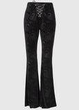 Alannah Velvet Burnout Flares