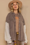 Remi Cable Knit Sleeve Shacket