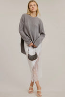 Avery Split Hem Sweater
