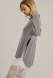 Avery Split Hem Sweater