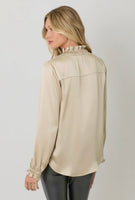 Loretta Ruffled Collar Blouse
