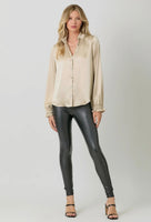 Loretta Ruffled Collar Blouse