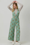 Maren Embroidered Corduroy Jumpsuit