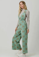 Maren Embroidered Corduroy Jumpsuit