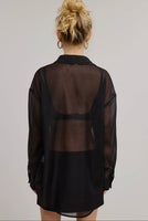 Salem Oversized Sheer Blouse