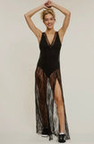 Lilith V-Neck Lace Bodysuit