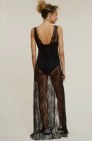 Lilith V-Neck Lace Bodysuit
