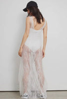 Lilith V-Neck Lace Bodysuit