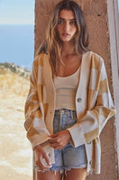 Bridges Checkered Cardigan