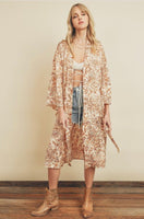 Sunshine of Your Love Satin Kimono